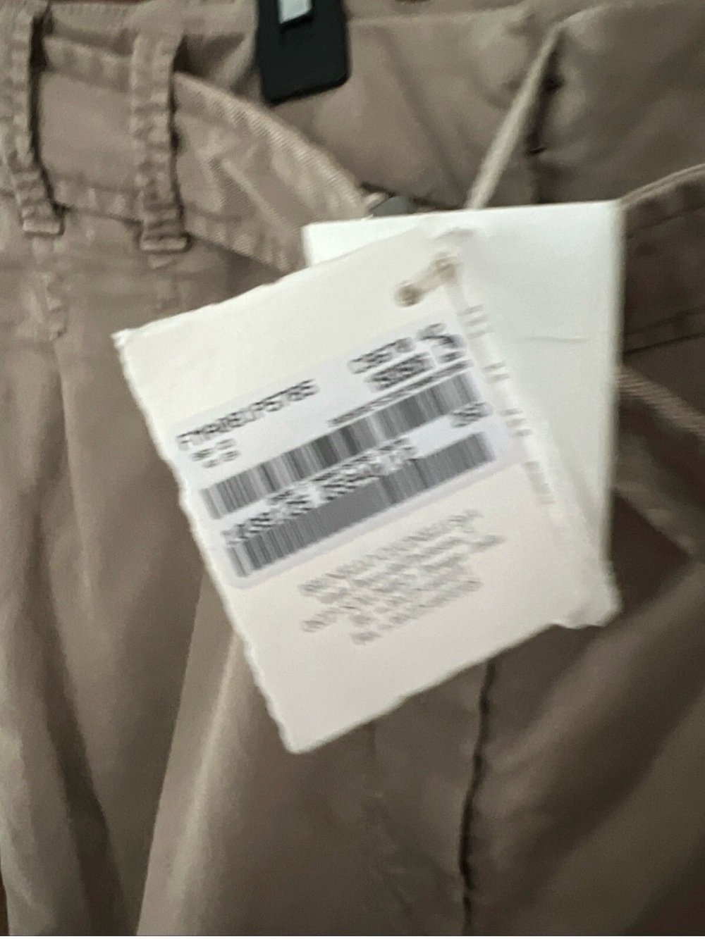 Brunello Cucinelli women’s Cotton twill Pleated belted tapered trousers 42/6 - Picture 2 of 7